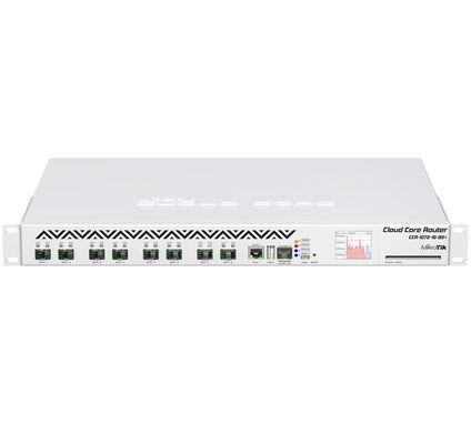 16G OS 1.2GHz router atado con alambre 10 gigabites Mikrotik CCR1072-1G-8S+