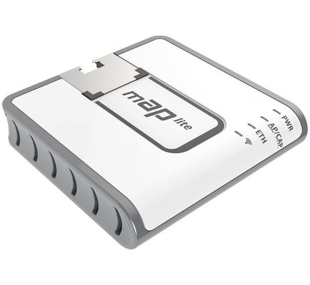 MAPA portátil Lite ROS 2.4G Mini Wireless Router AP POE de RBmAPL-2nD Mikrotik