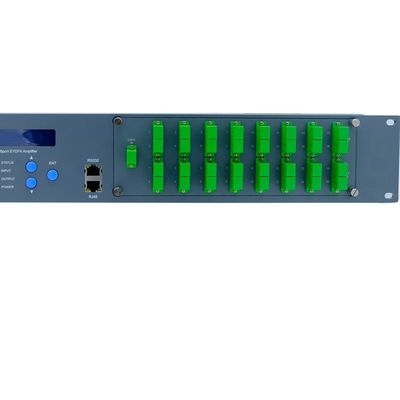 WDM 16 *23dBm portuario 32dbm EDFA del poder más elevado 1550nm para el amplificador óptico de CATV/HFC/PON