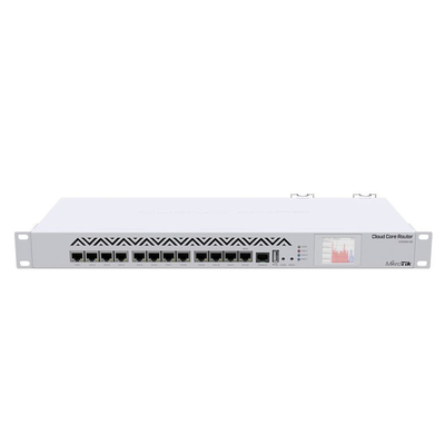 Router elegante atado con alambre base de la autorización del router ROS L6 de las telecomunicaciones del todo-gigabit de MikroTik CCR1016-12G 16