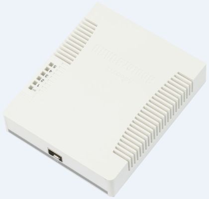 interruptor portuario MikroTik CSS106-5G-1S del gigabit de 11W SFP RB260GS 5